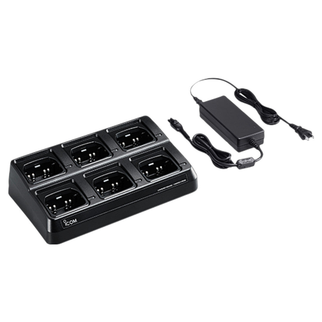 ICOM IC-4100とＢＣ-180充電器３台セット Icom BC214N 27 Six Unit Charger for Radios with BP298/BP299