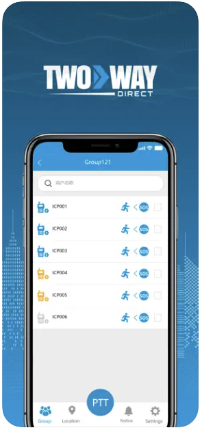 Two Way Direct Push-to-Talk Application for Smartphones