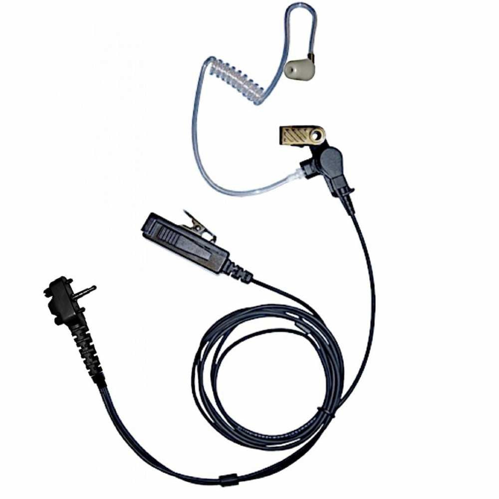 Heavy Duty 2-Wire Surveillance Kit Earpiece For Vertex [VX231 VX261 VX264 VX451 VX454 EVX531 EVX534]