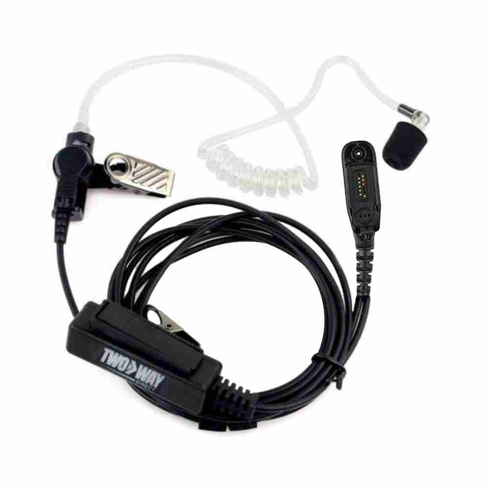2-Wire Surveillance Kit Earpiece For Motorola [HT1000 XTS3000 XTS5000 GP900 MTX8000]