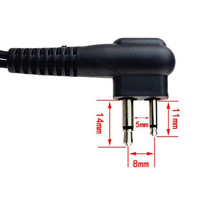 Single Wire Surveillance Kit Earpiece [BPR40 BPR40D CP185 CP200 CP200d CLS1110 CLS1410]