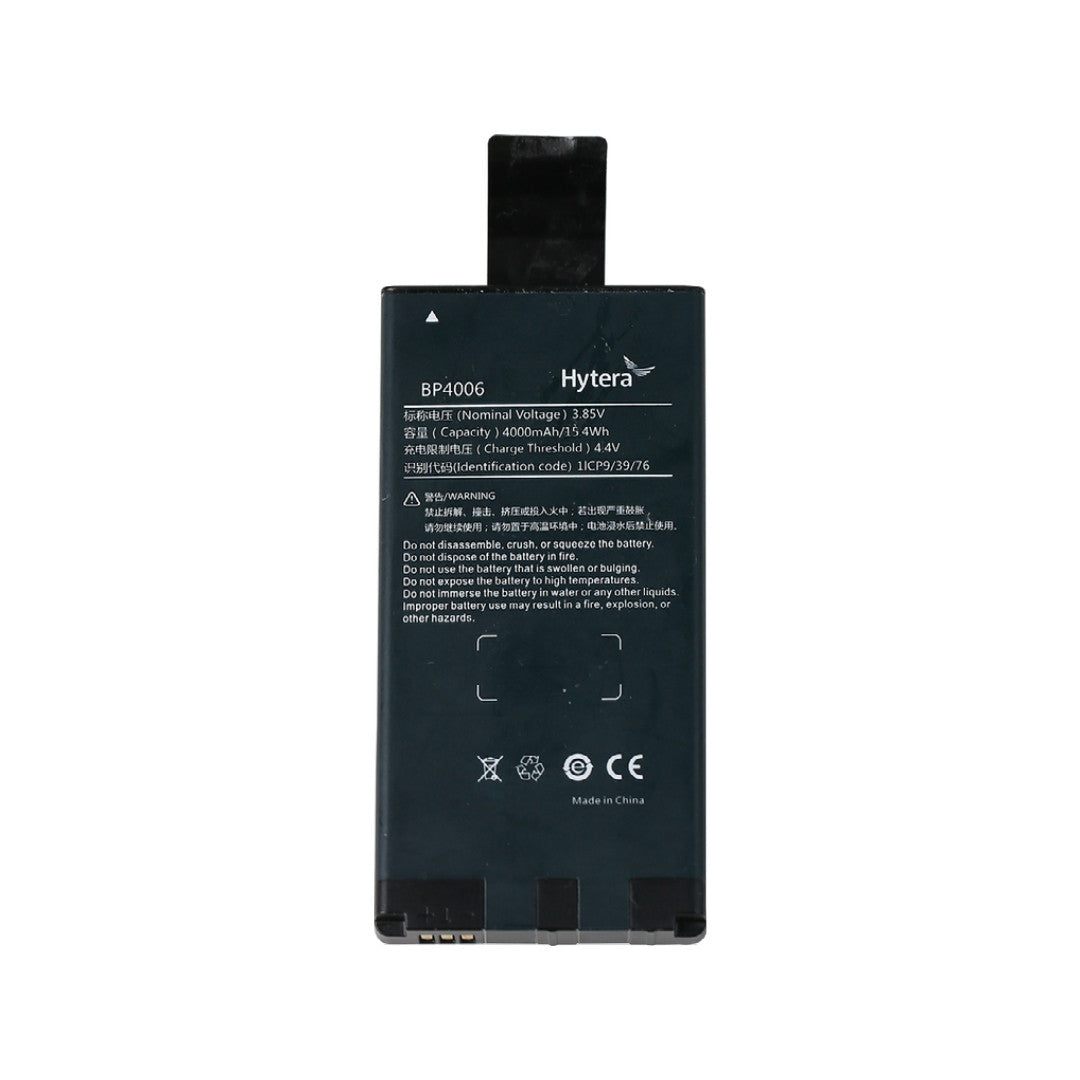 Hytera BP4006 Li-Poly Battery 4000 mAh [PNC380S]