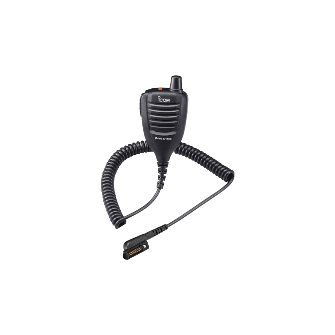 Icom HM233GP IP67 GPS Remote Speaker Microphone [F52D F62D]