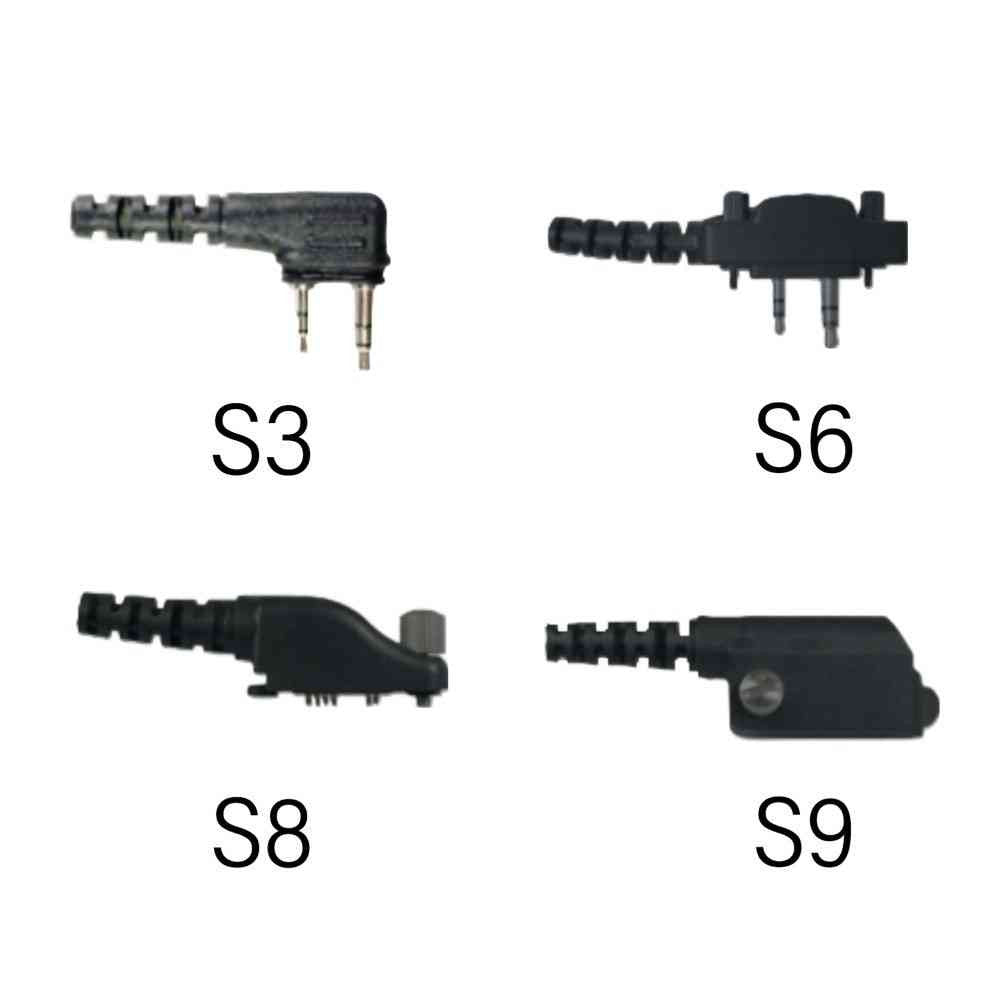 Two Way Direct 2-Wire Surveillance Kit Earpiece For Icom Two-Way Radio