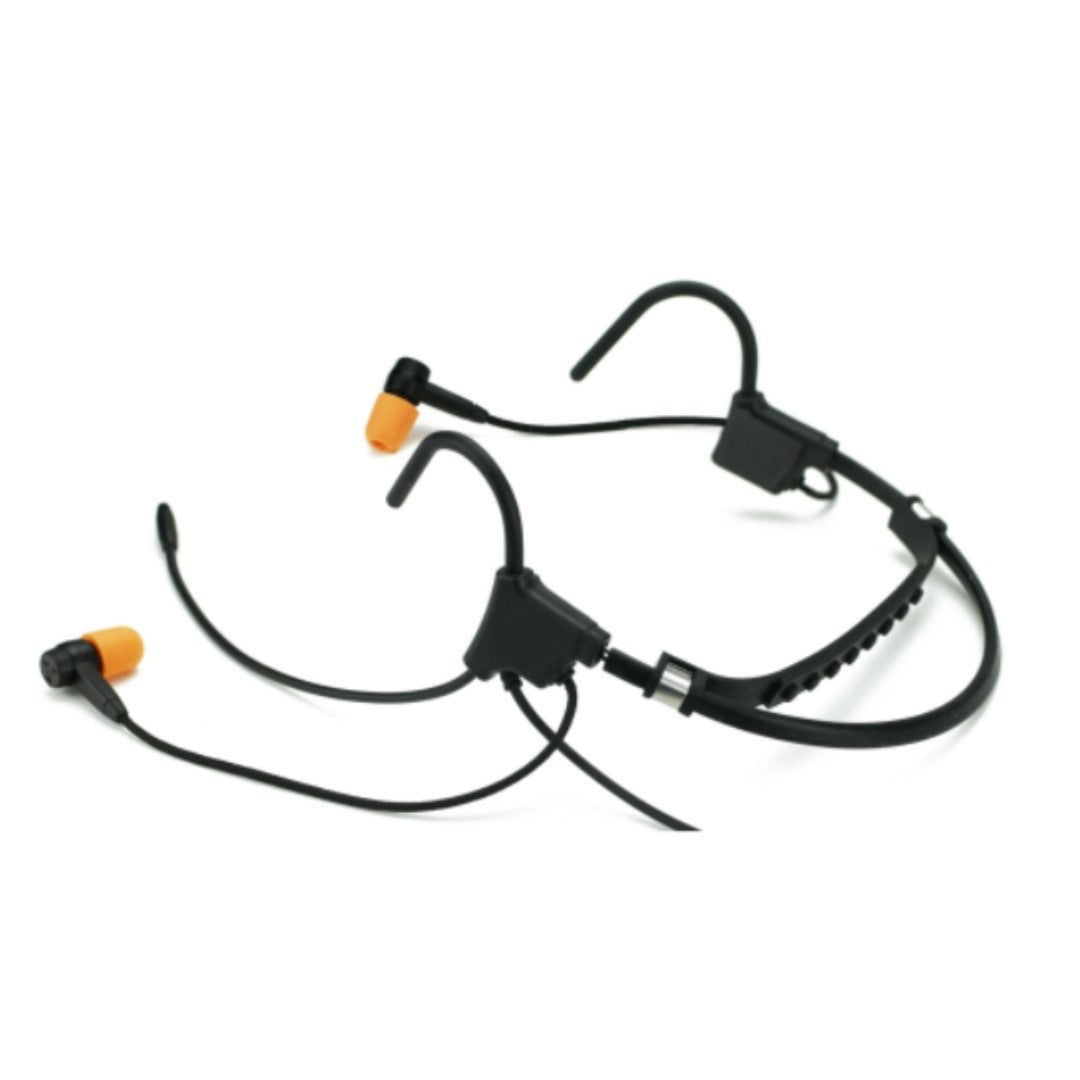 Dual In-Ear Lightweight Headset For Motorola [CP200 CP200D CP100D PR400 BPR40 RDU2020]