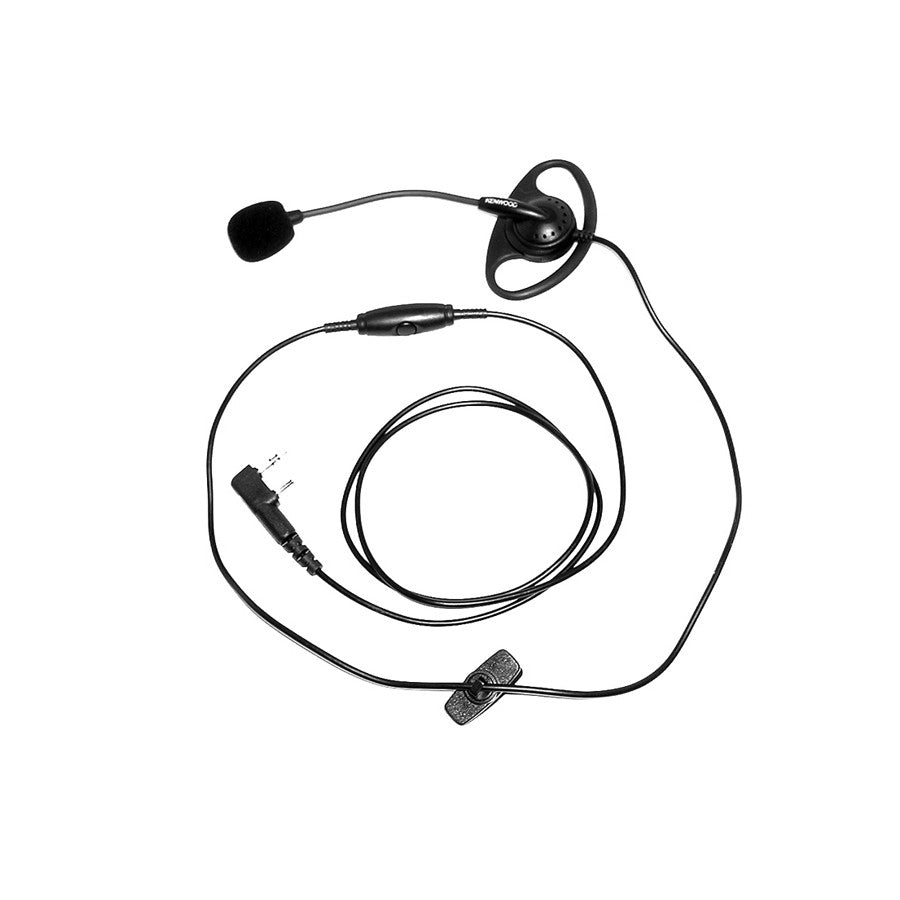 Kenwood KHS-25 D-Ring Ear Hanger with Adjustable Boom Mic