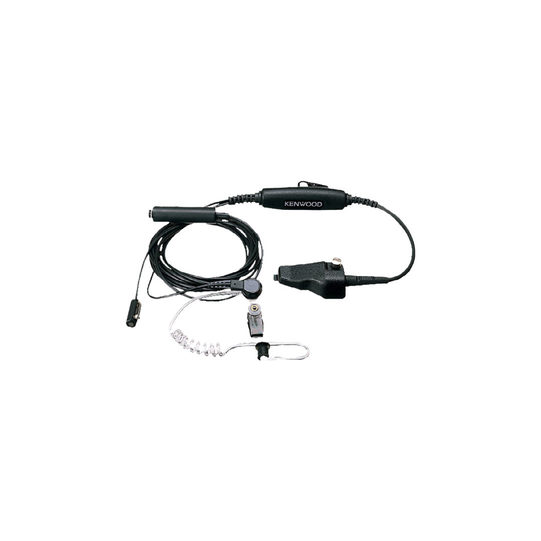 Kenwood KHS-11BL 3-Wire Surveillance Kit With Mini Lapel Microphone [NX-205G NX-3200 NX-3300 NX-3400 NX-5200 NX-5300 NX-5400]