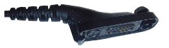 Noise-Canceling Dual Muff Carbon Fiber Headset [Motorola XPR6350 XPR6550]