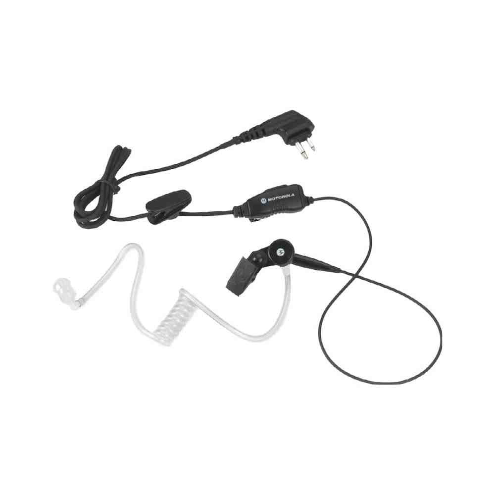 Motorola HKLN4601 Surveillance Earpiece with In-line PTT Microphone [CLS1110 CLS1410 DTR700 VL50]