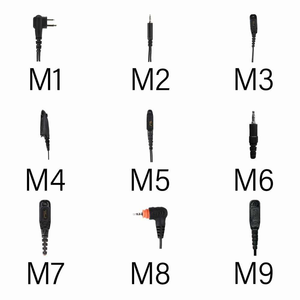 Two Way Direct 2-Wire Surveillance Kit Earpiece For Motorola Two-Way Radios