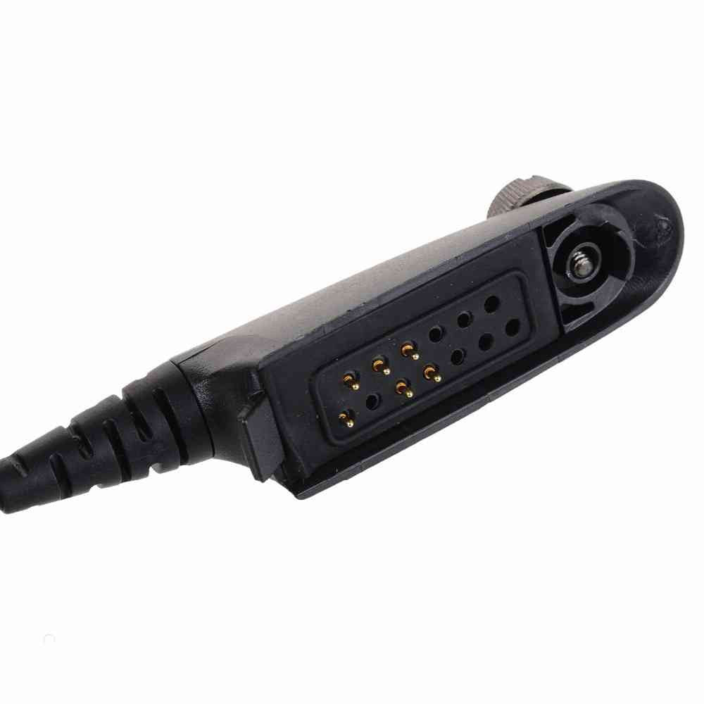 2-Wire Surveillance Kit Earpiece For Motorola [HT750 HT1250 HT1550 PR860 MTX8250]