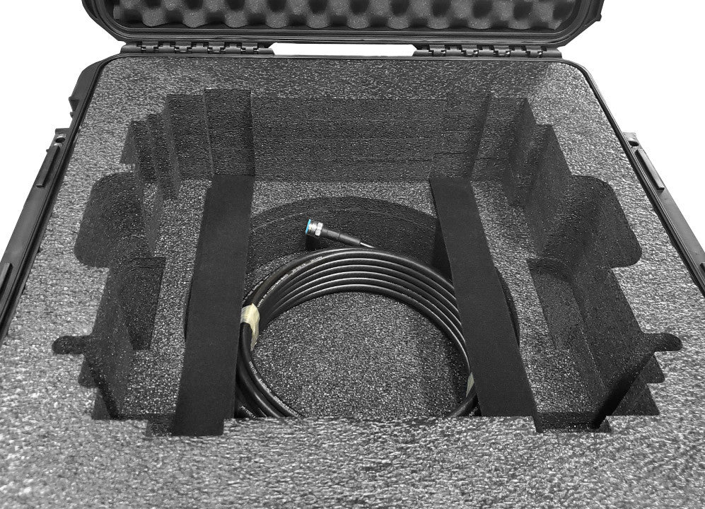 Rugged Transport Case with Foam for Repeater and Cable