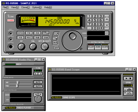 Icom RSR8500 Programming Software