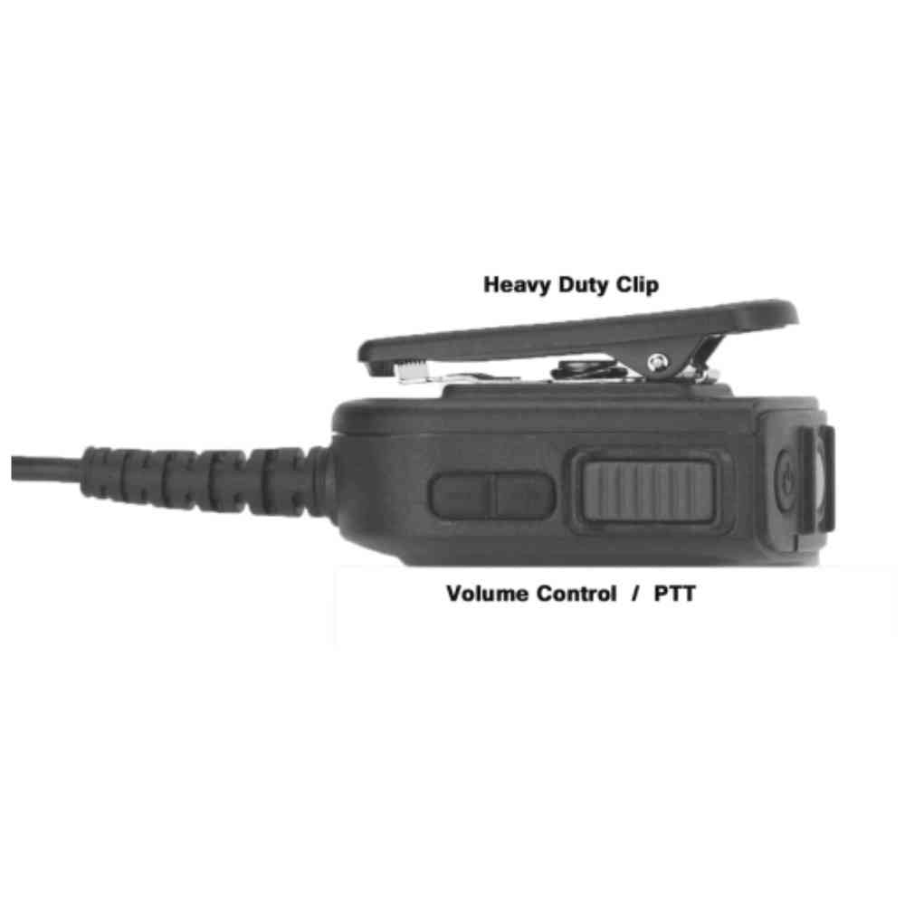 Heavy Duty Rechargeable Battery Powered  Speaker Microphone [Motorola SL300, SL3500, SL7550]