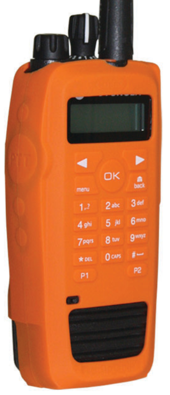 Motorola Silicone Rubber Case Orange [XPR6550]