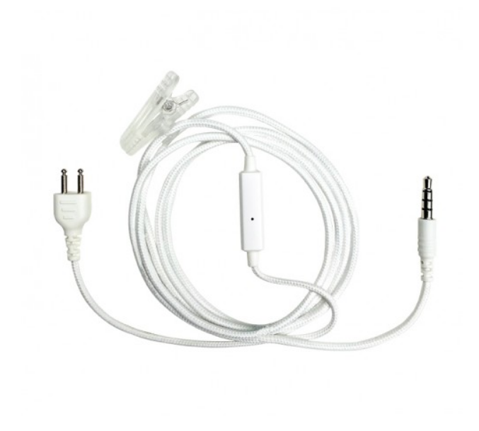 1 Wire SnapLock White Base Braided Fiber Cloth Line