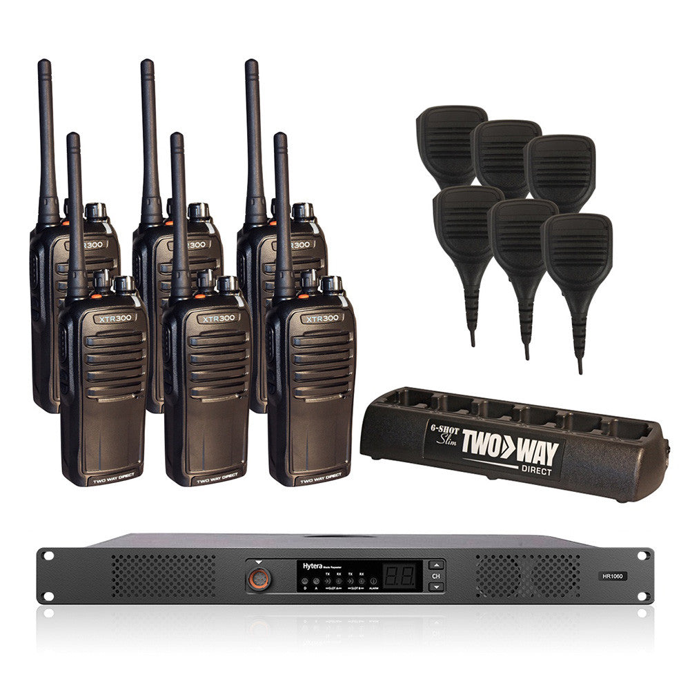 Digital Hytera Repeater Bundle - Radios and Accessories Included
