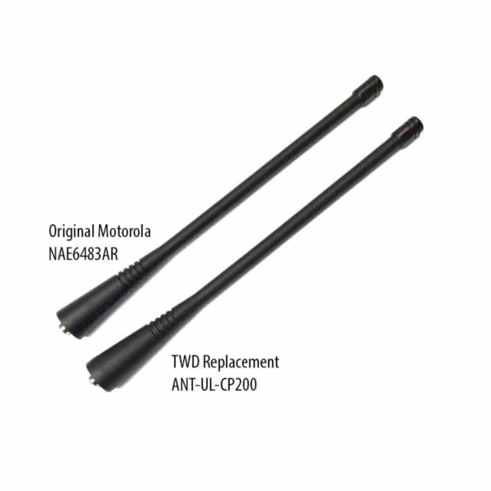 Motorola NAE6483AR  Replacment UHF 403-512MHz Long Whip Antenna [CP200 CP200D PR400]