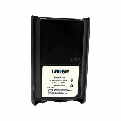Vertex FNB-V104Li Replacement Lithium-Ion 2500 mAh Battery Old Style With 3 Pins [VX231]