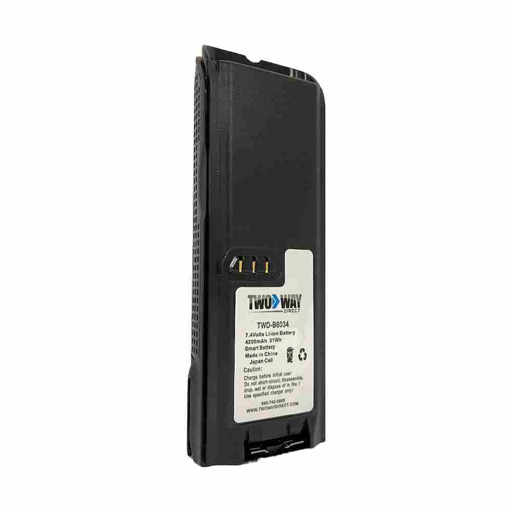 Motorola NNTN6034 Replacement Lithium-Ion 4200mAh Battery With Belt Clip [XTS3000 XTS3500 XTS5000]