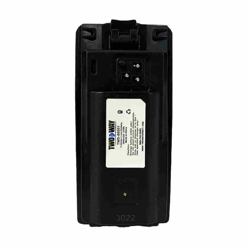 Motorola RLN6351 Replacement Lithium-Ion 2900mAh Battery With Belt Clip [RDU2080D RDU4100 RDV5100]