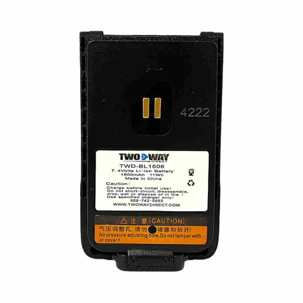 Hytera BL1506 Replacement Lithium-Ion 1500mAh Battery [BD502 BD552 BD612i]