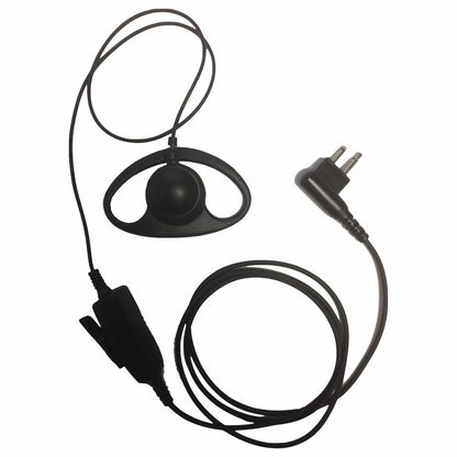 D-Shell Earpiece For Motorola [BPR40 BPR40D CLS1110 CLS1410 CP185 CP200 CP200D VL50]