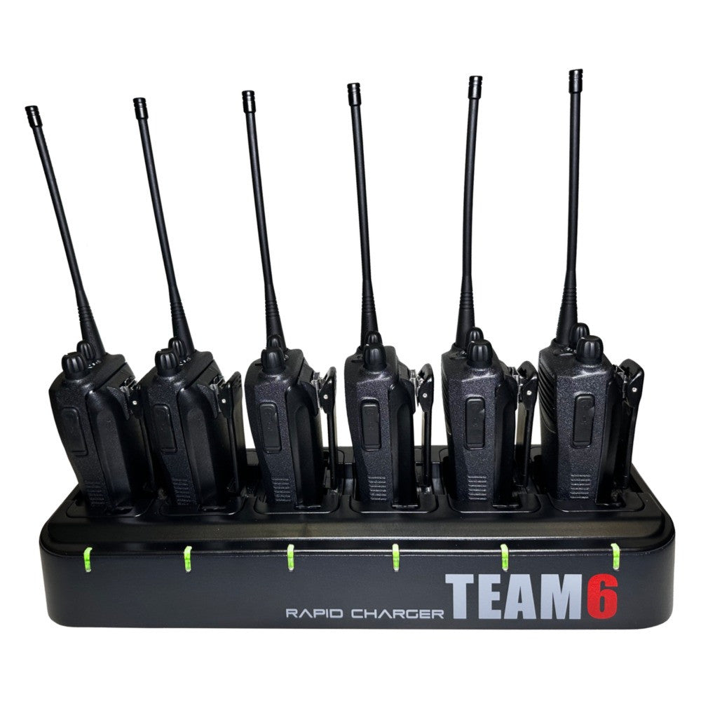 Motorola NNTN8353 PMLN6588 WPLN4161AR Replacement Team6 Multi Unit Charger [CP200 CP200D]
