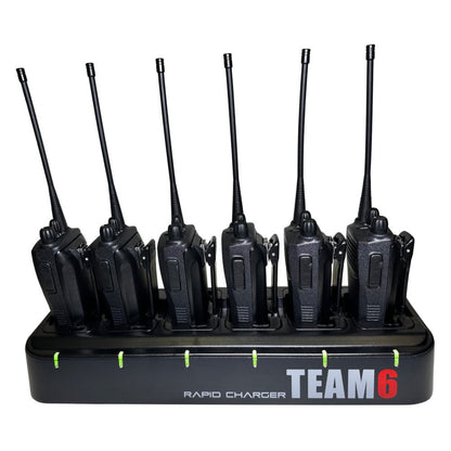 Motorola NNTN8353 PMLN6588 WPLN4161AR Replacement Team6 Multi Unit Charger [CP200 CP200D]