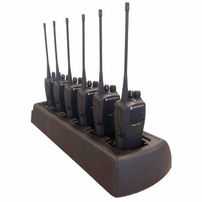 Motorola NNTN8353 PMLN6588 WPLN4161AR Replacement 6-Shot Multi Unit Charger [CP200 CP200D CP200XLS]