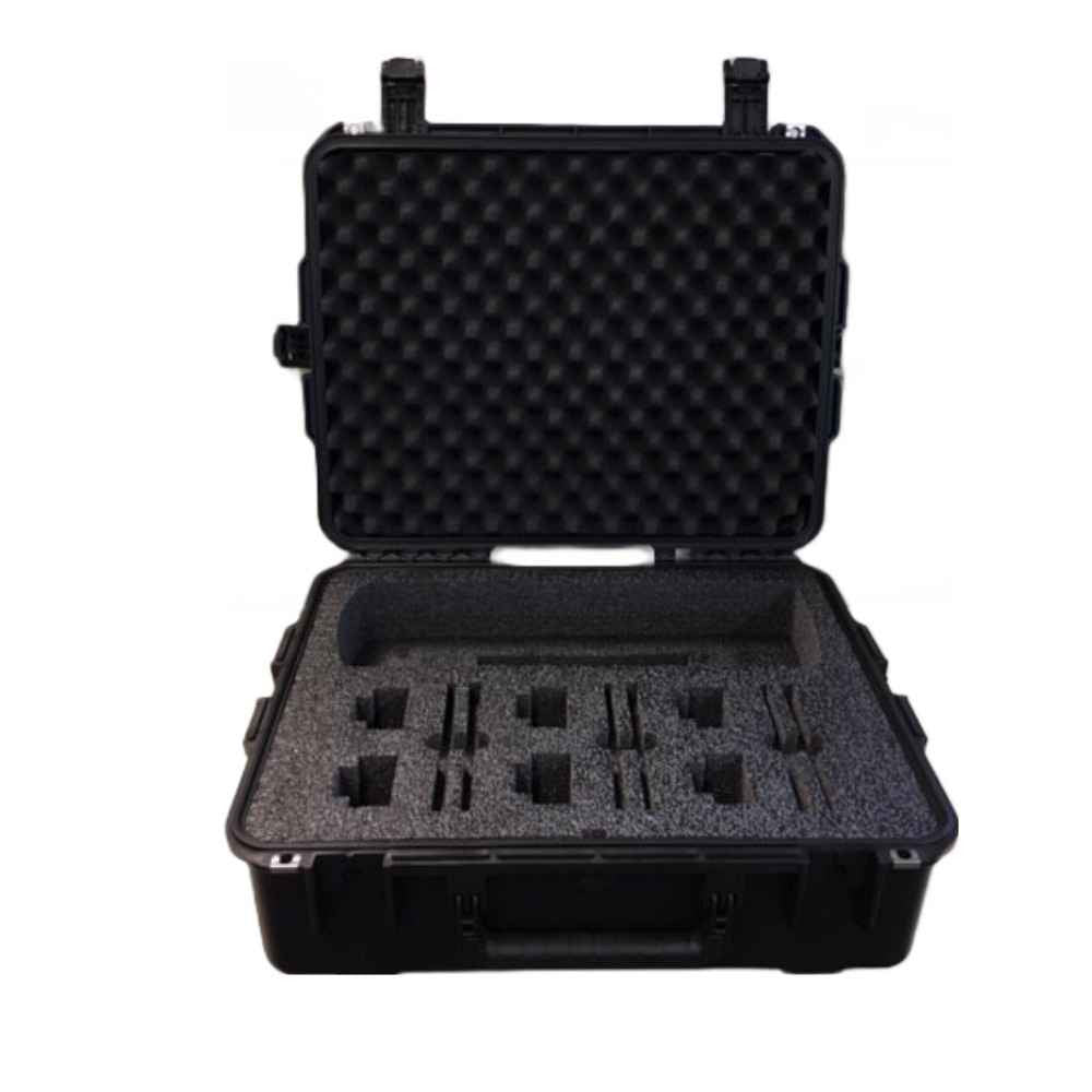Rugged Transport Case with Foam for Two-Way Radios