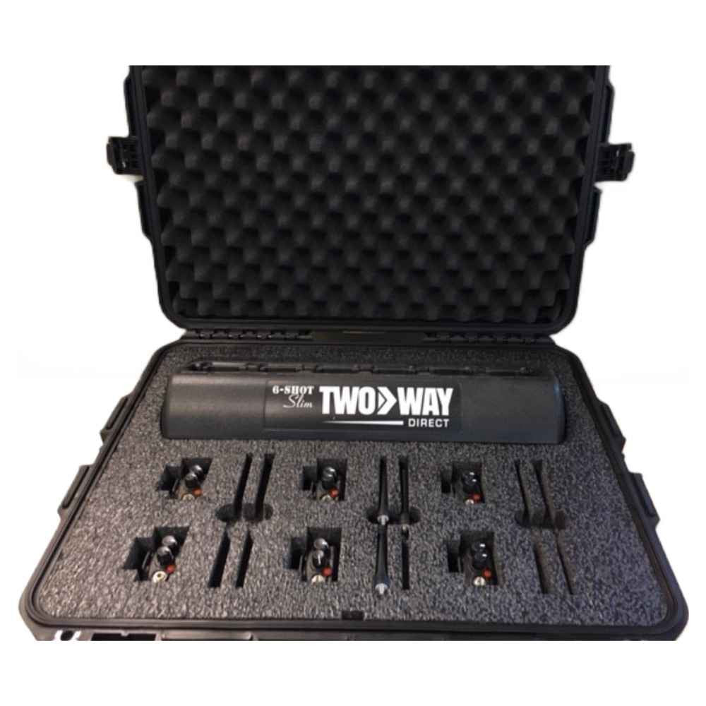 Rugged Transport Case with Foam for Two-Way Radios