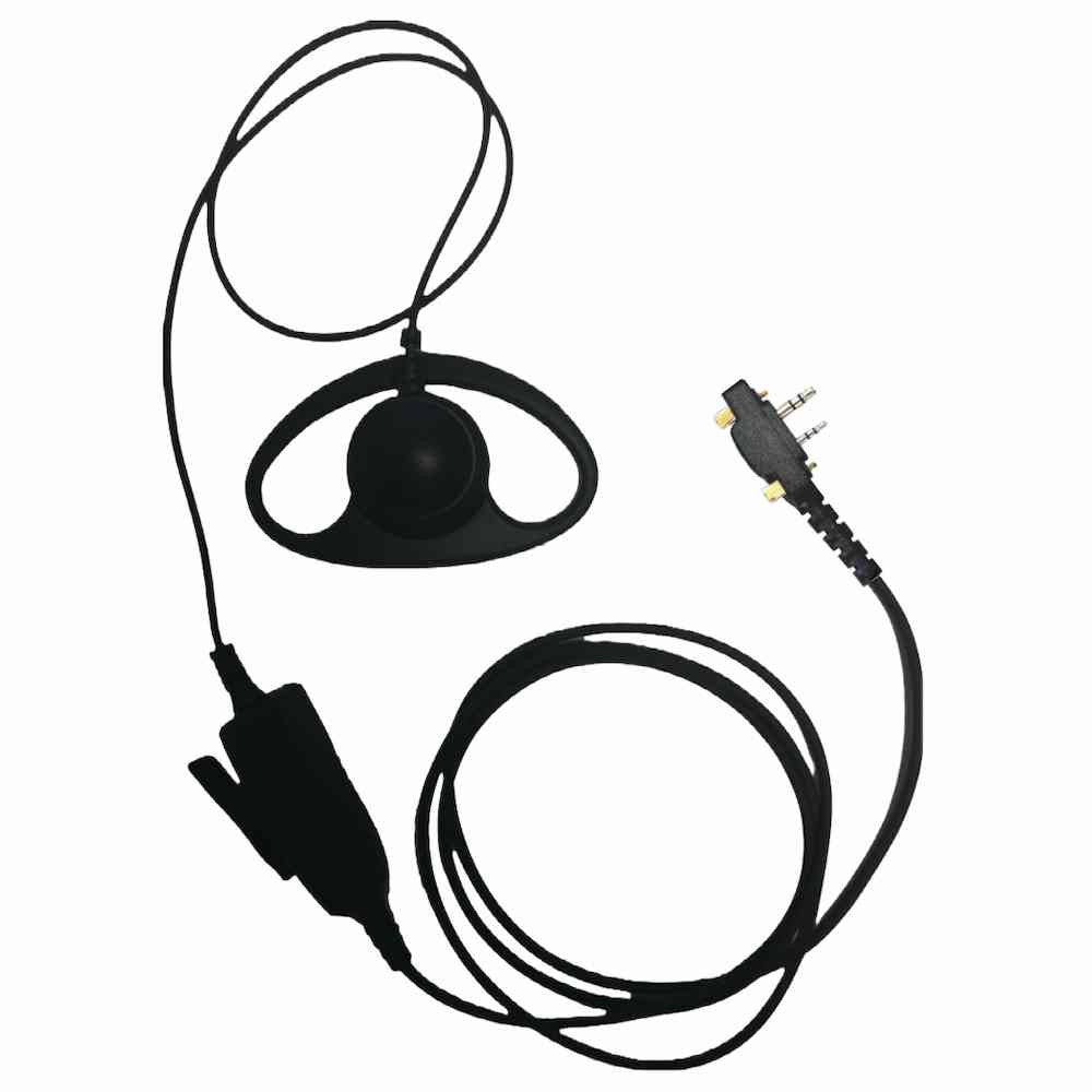 D-Shell Earpiece For Icom [F14 F24 F3001 F4001 F3011 F4011 F3101D F4101D]
