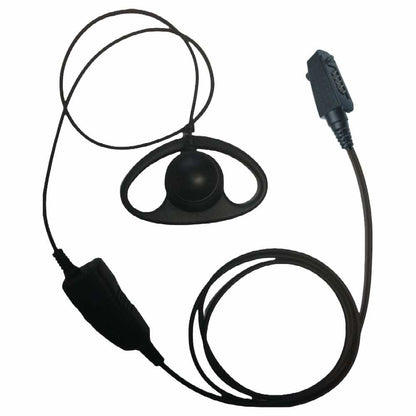 D-Shell Earpiece For Icom [F50 F60 F50V F60V F3161 F4161 F3261 F4261 F70 F80]