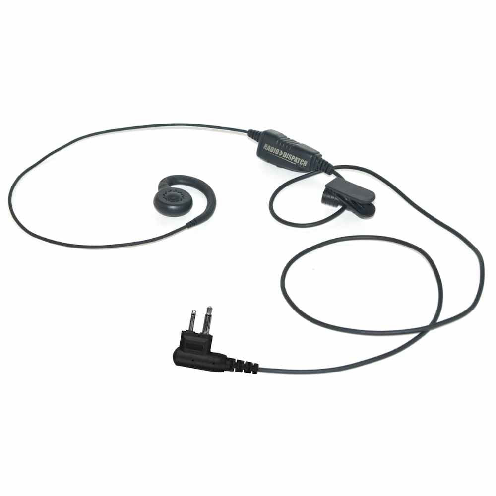G-Hook Swivel Earpiece For Motorola [BPR40 BPR40D CLS1110 CLS1410 CP185 CP200 CP200D VL50]