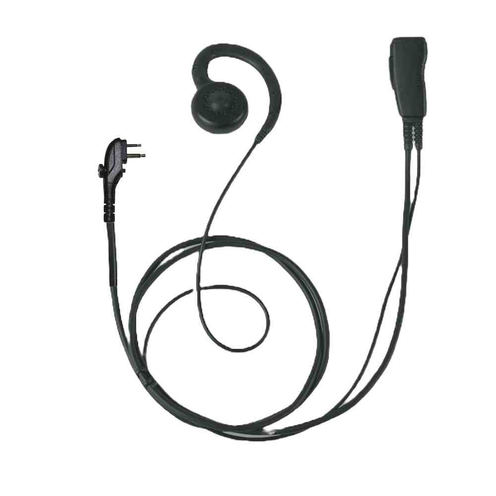 G-Hook Swivel Earpiece For Hytera [TC508 TC518 TC580 TC610  TC700 PD502i PD562i]