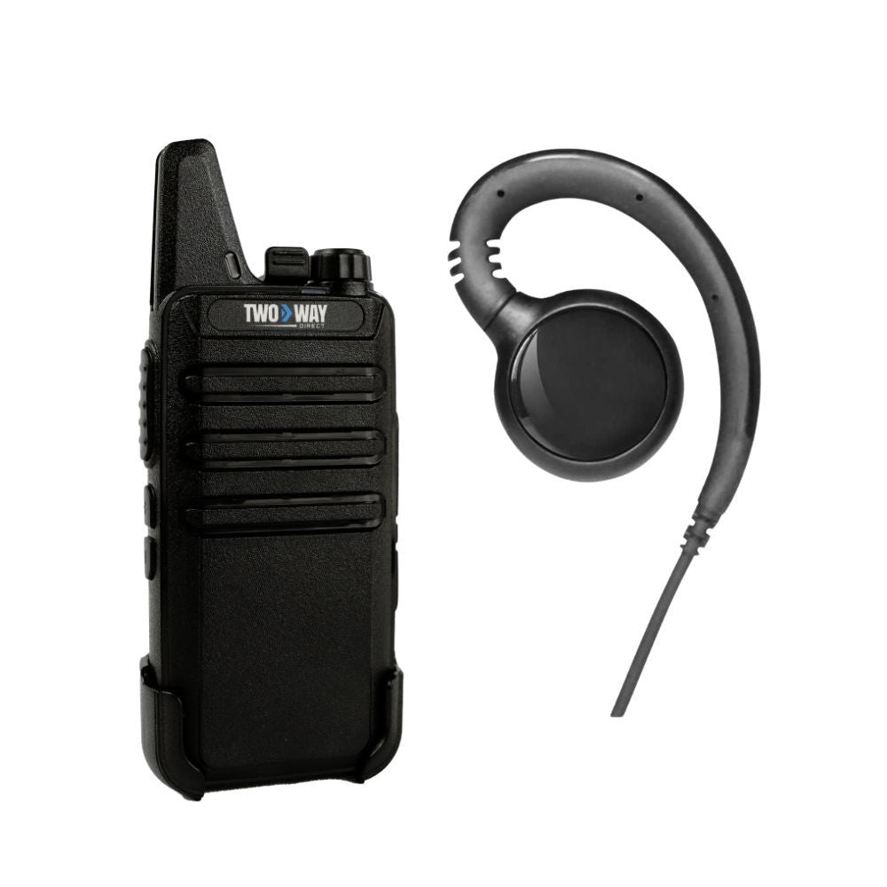 Two Way Direct XTR50 Analog Radio and Earpiece Set