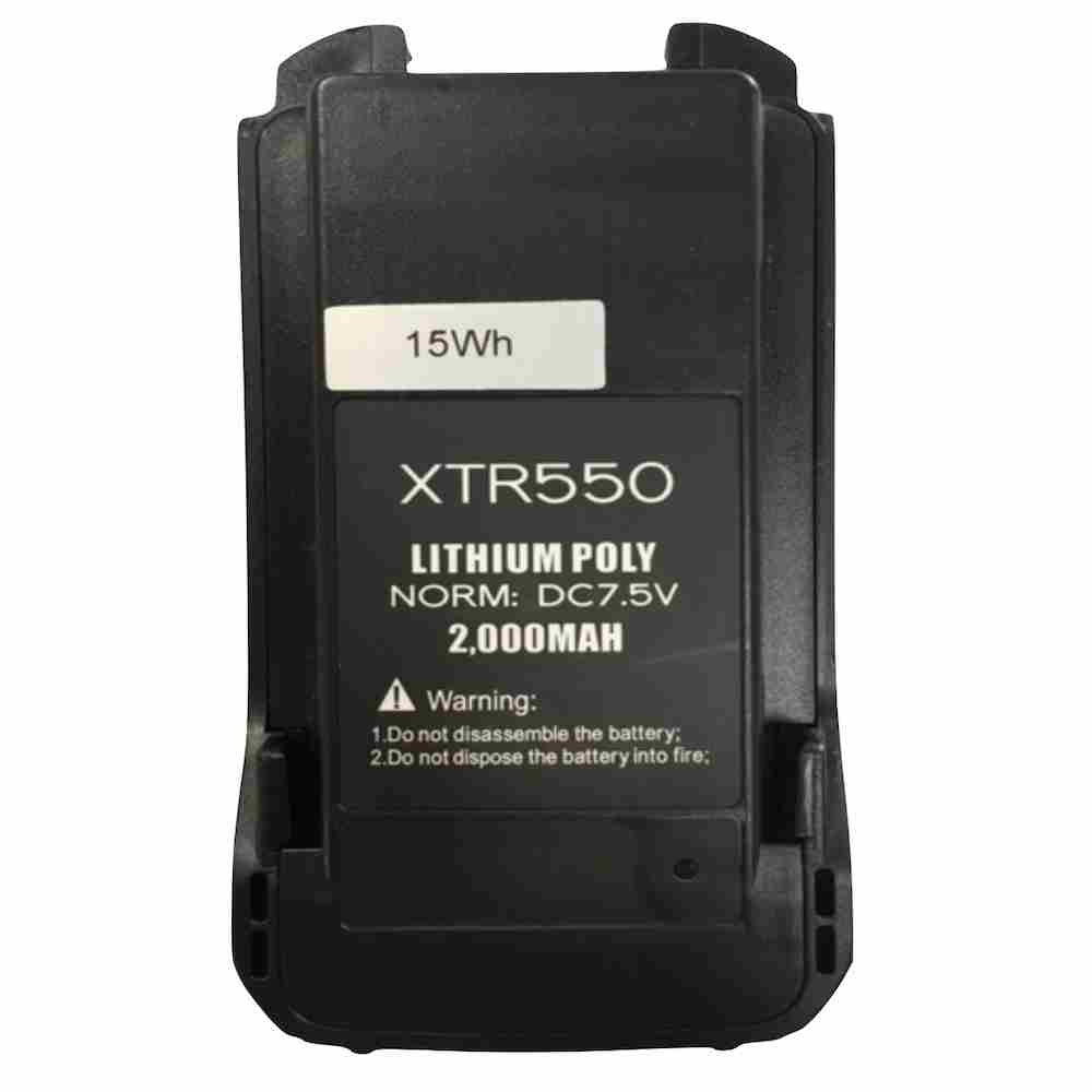 XTR550 Lithium-Ion 2,000 mAh Battery