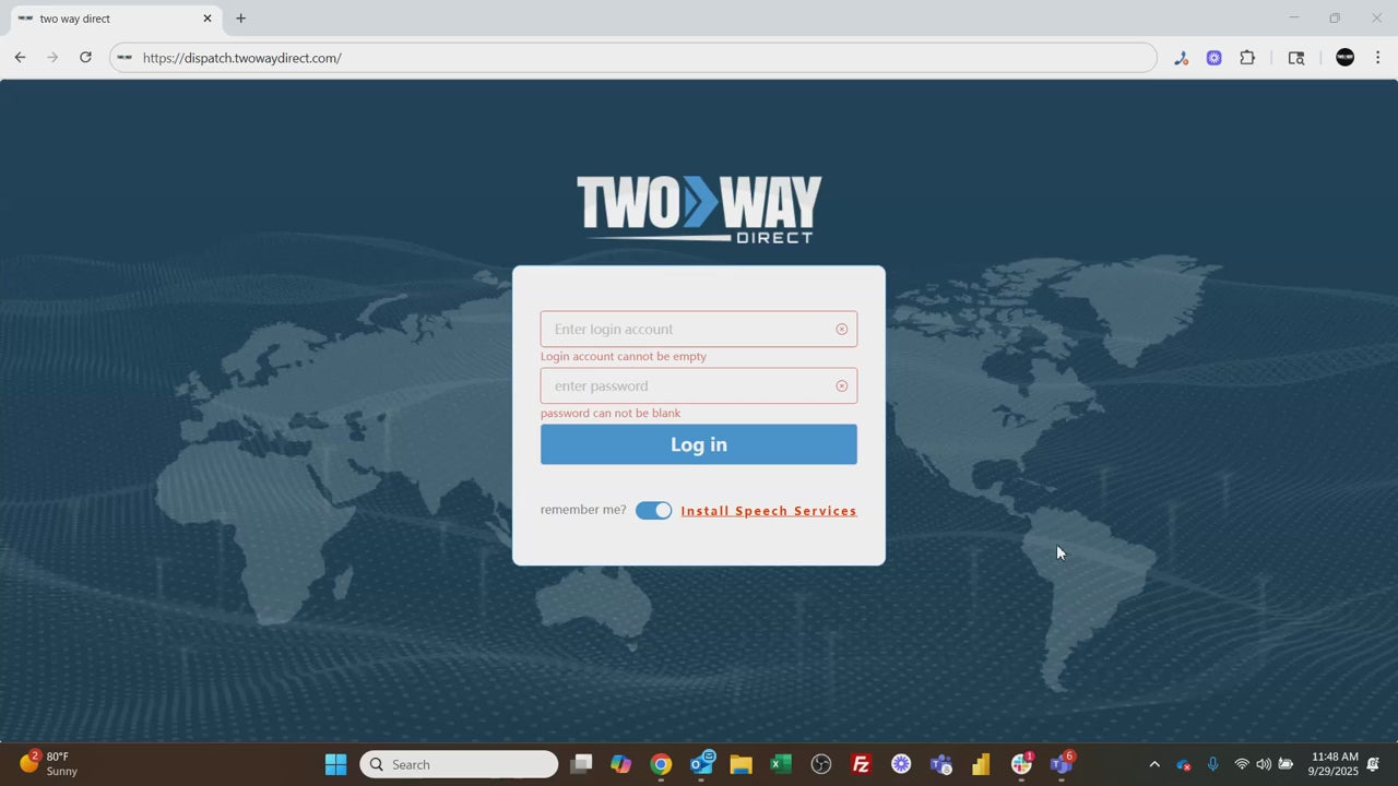 Two Way Direct Web Dispatch