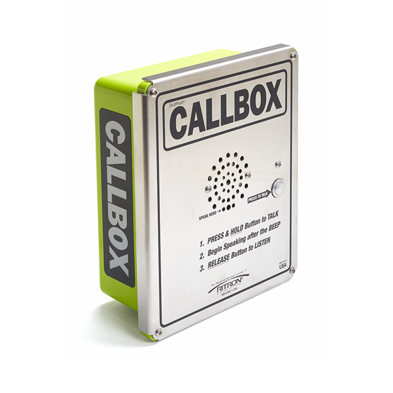 XT SERIES, HEAVY-DUTY, 2-WAY RADIO CALLBOX  ANALOG
