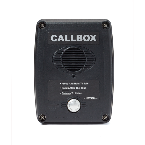 Ritron RQX-411-BLK Q-Series Analog Callbox (Black)