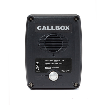 Ritron DMR Digital UHF Q Series 2-Way Radio Callbox (Black)