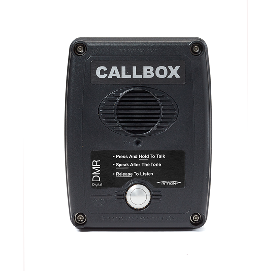 Ritron DMR Digital UHF Q Series 2-Way Radio Callbox (Black)